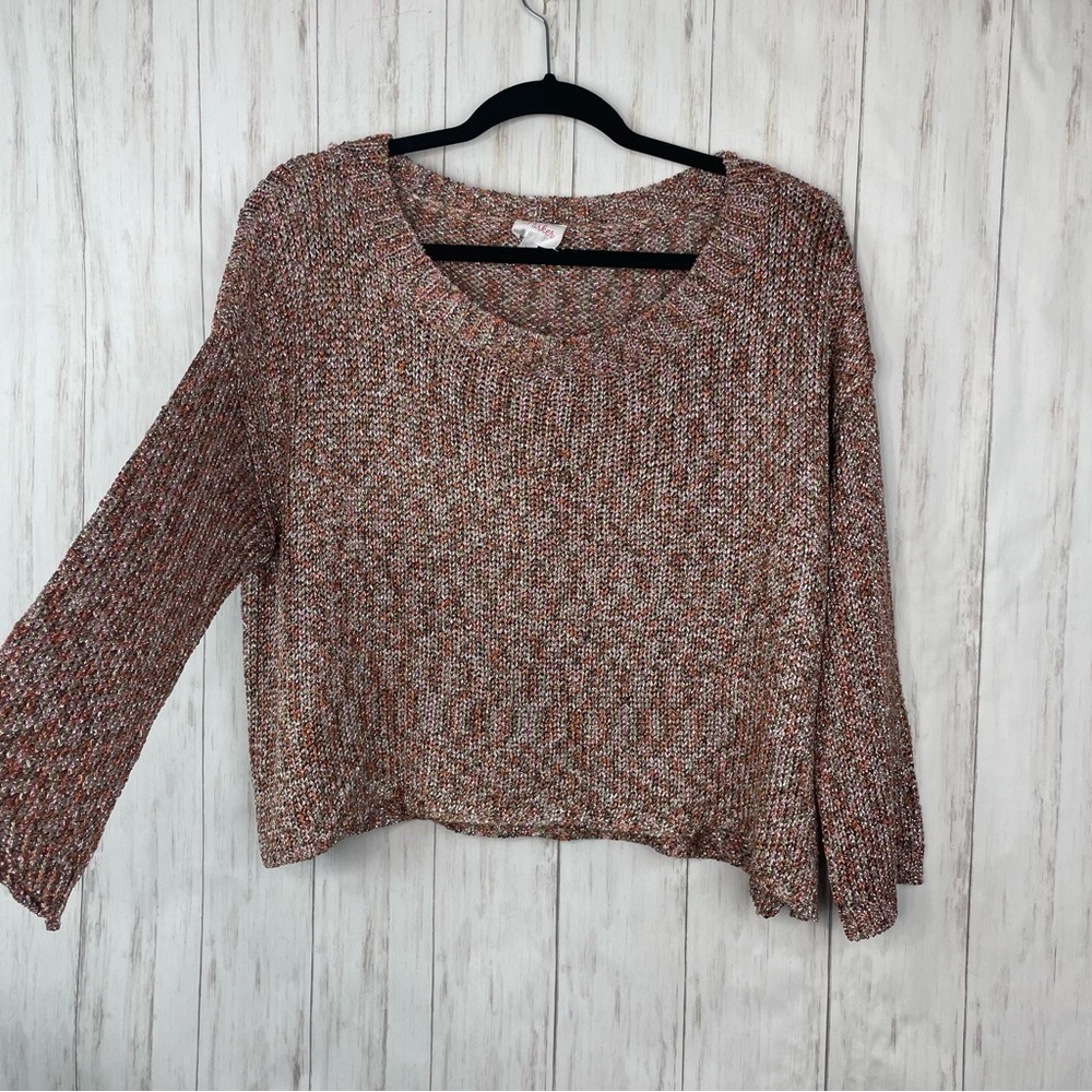 Parker sparkle lurex sweater medium